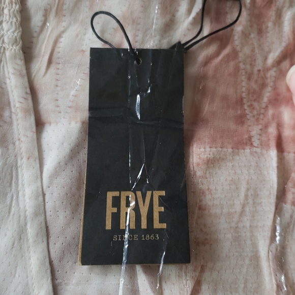 NEW IN PACKAGE Frye V-Neck Mauve Shibori Dress L - Picture 5 of 8
